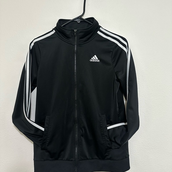 adidas Other - Adidas Black Jacket with White Accents